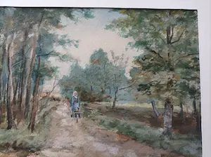 Niet of onleesbaar gesigneerd - Landschap met boerrin kopen? Bied vanaf 1!