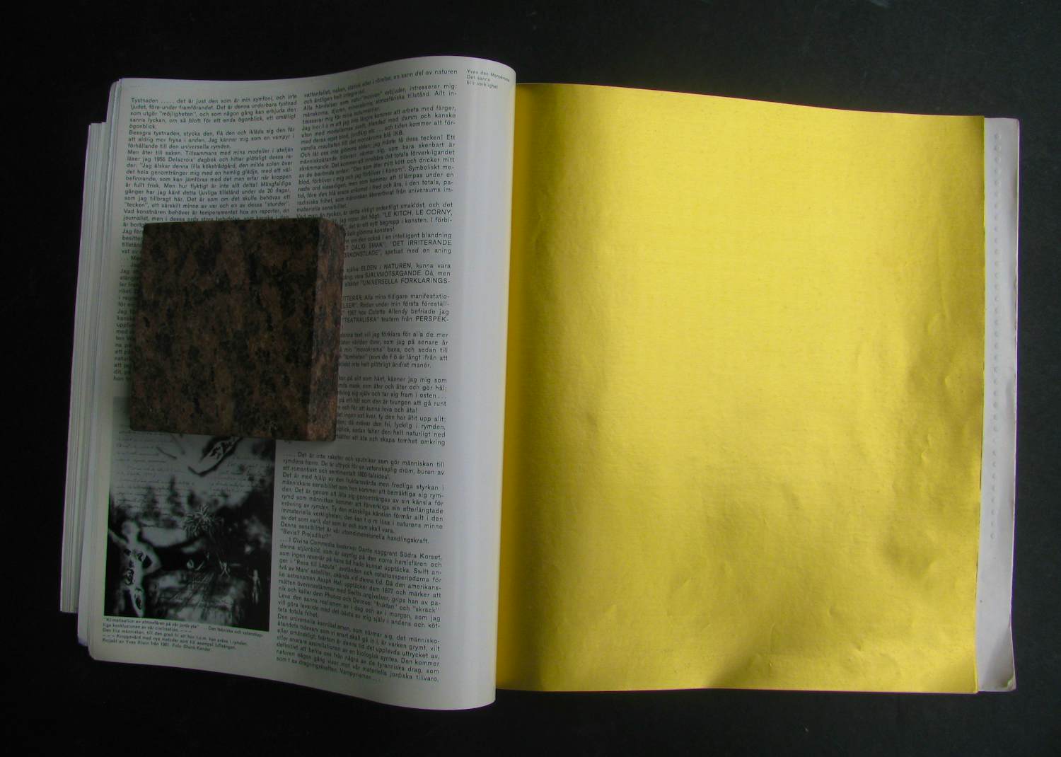 Yves Klein - ZWEI FARBSERIGRAPHIEN " Den inre och den yttre rymden ......... kaufen? Bieten Sie von 1000!