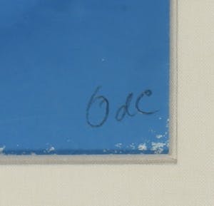 Ferd op de Coul - Gouache, Abstract landschap - Ingelijst kopen? Bied vanaf 60!