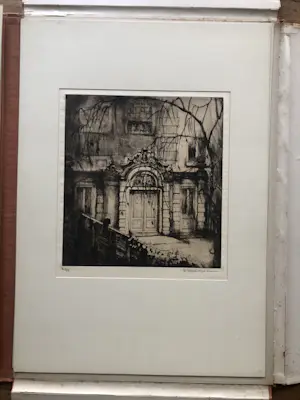 Betsy Westendorp-Osieck - Oude Amsterdamsche tuinhuizen, tien etsen door Betsy Westendorp-Osiek. kopen? Bied vanaf 690!