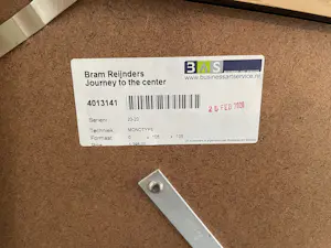 Bram Reijnders - Zeefdruk Nr.14 - Journey to the center - Ingelijst kopen? Bied vanaf 150!