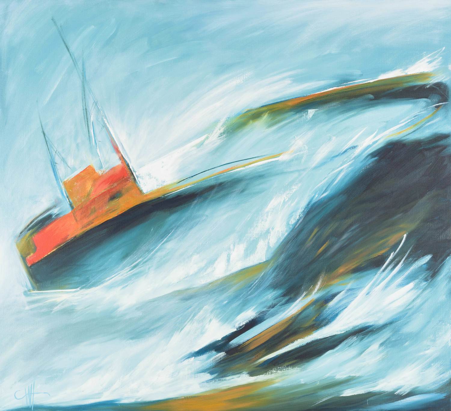 Wim Lemmens - Vrachtschip Svatoy zinkt voor kust Turkije kopen? Bied vanaf 40!