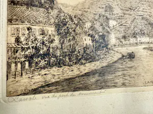 Eugene Rensburg - laroche, vue du pu pont du monument kaufen? Bieten Sie von 35!