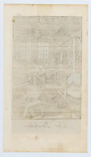 Ambrosius Gabler - Lot van vier handgekleurde kopergravures, Ambachten kopen? Bied vanaf 50!