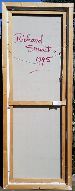 Richard Smeets - Abstracte compositie, olieverf op doek (mooi ingelijst, zeer groot) kopen? Bied vanaf 1100!