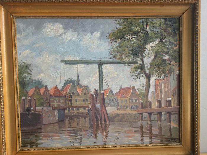 Cor Visser - (1903-1982) - Oude Kolk te Spaarndam kopen? Bied vanaf 100!