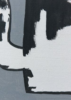 Klaas Gubbels - Olieverf op doek, Stilleven met koffiekan en fles - Ingelijst kopen? Bied vanaf 3000!