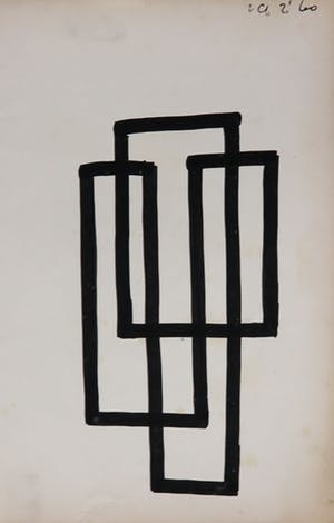 Siep van den Berg - Stift, Geometrische compositie kopen? Bied vanaf 1!