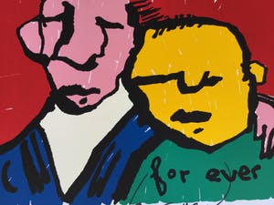 Herman Brood - Herman Brood - Originele handgesigneerde zeefdruk - For Ever kopen? Bied vanaf 300!