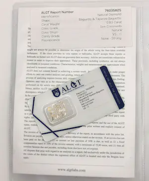 22 Diamanten 0,83 Karaat VS/I Baguette kopen? Bied vanaf 120!