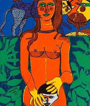 Corneille - TERRAGRAVURE - La Femme de la Bible - gesigneerd kopen? Bied vanaf 790!