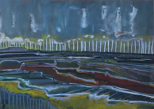 Jan Willem Maronier - Gouache op papier, Het levende water kopen? Bied vanaf 50!