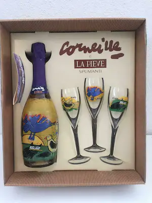 Corneille - afgeprijsd : fles la Pieve Spumanti met 3 flutes in originele doos kopen? Bied vanaf 39!