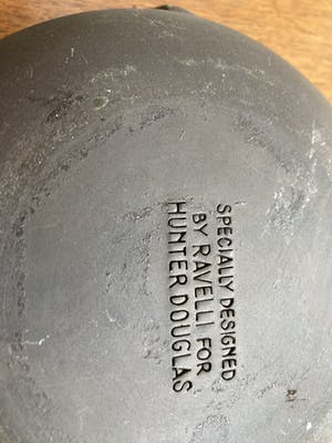 Potterie Ravelli - Ravelli asbak voor Hunter Douglas kopen? Bied vanaf 37!