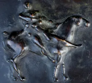 Fons Bemelmans - Bronzen relief: 'Ruiters te paard' kopen? Bied vanaf 999!