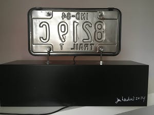 Jan Henderikse - Neon license plate kopen? Bied vanaf 995!