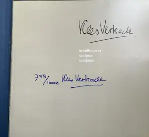 Kees Verkade - Beeldhouwer - Sculptor - Sculpteur (Gesigneerd 755/1000) kopen? Bied vanaf 85!