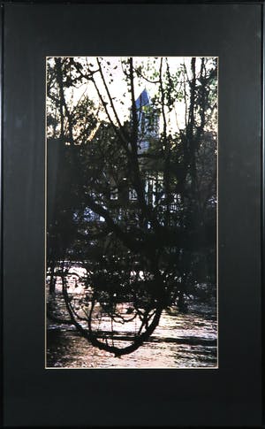 Paul Huf - Foto, Villa door bomen - Ingelijst kopen? Bied vanaf 1!