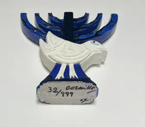 Corneille - Signed Keramische Menorah kopen? Bied vanaf 1600!