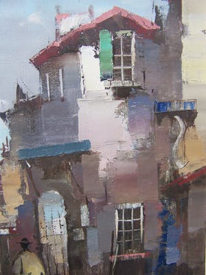 Harry Koolen - Frans Stadsgezicht kopen? Bied vanaf 60!