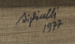 Gerard Sighicelli - Olieverf op doek, Zonder titel - Ingelijst kopen? Bied vanaf 150!