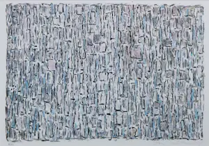 Jan Wolkers - Zeefdruk op papier uit de serie 'Winterbeelden' - Ingelijst kopen? Bied vanaf 200!