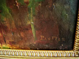 George Pletser - Fraai en krachtig 1930 postimpressionistisch olieverf "Herfst in Kralingse Bos" kopen? Bied vanaf 79!