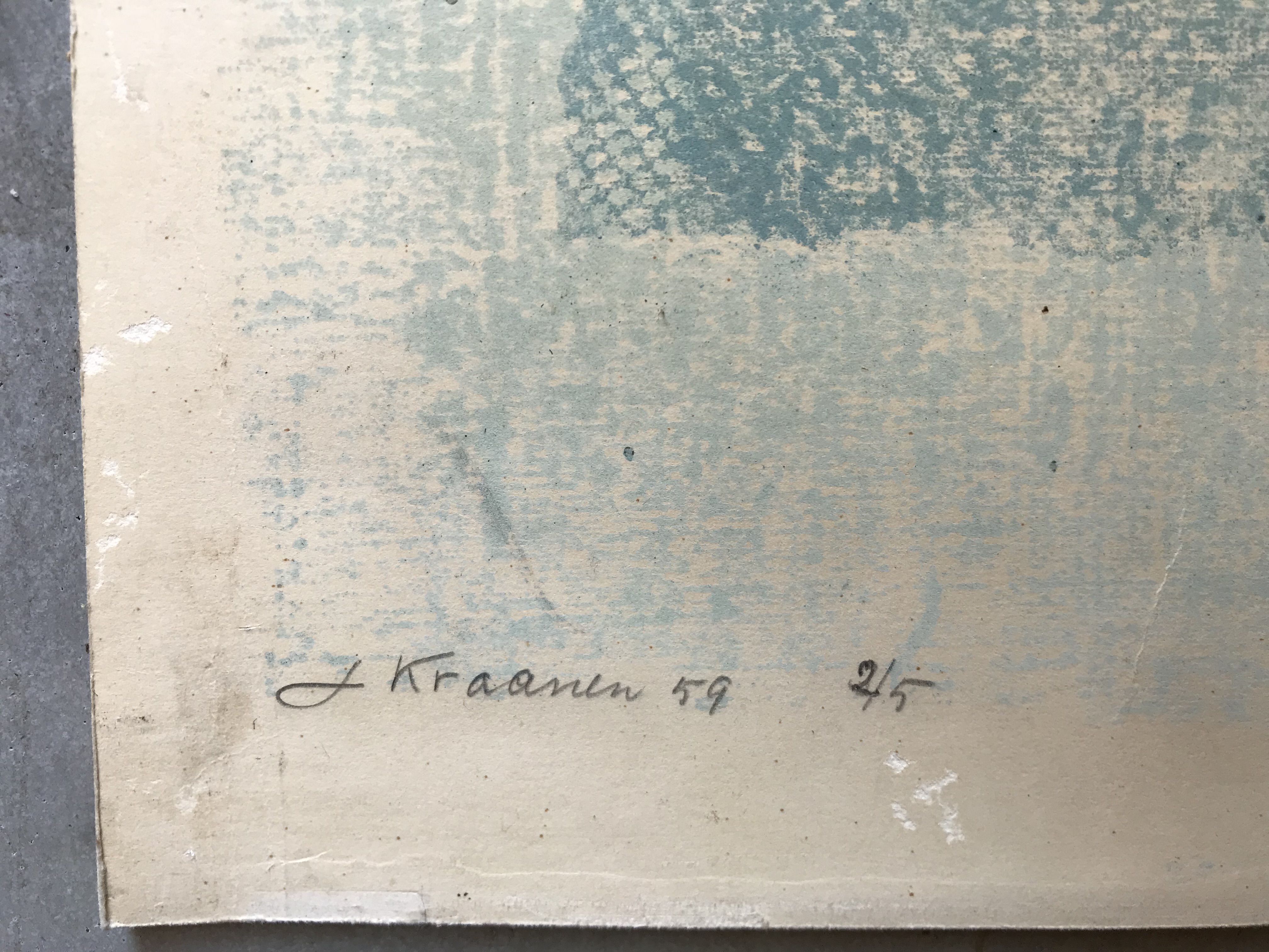 Jaap Kraanen - Oude huizen, Eigendruk, opl 2/5, handgesigneerd kopen? Bied vanaf 1!