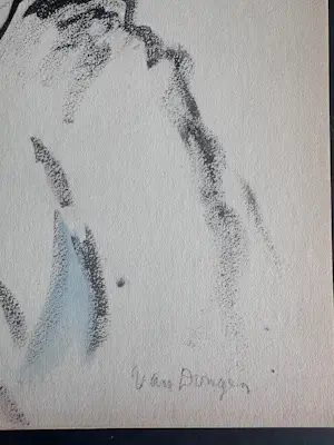 Kees van Dongen - Portrait de Femme 1925 kopen? Bied vanaf 795!
