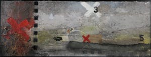 Theo Koster - Mixed media, Zonder titel - Ingelijst (Groot) kopen? Bied vanaf 70!