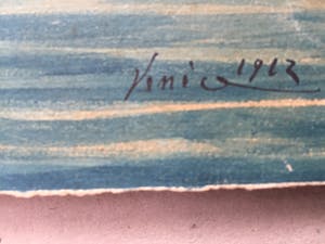 Eugene Rensburg - Drie grote inkttekeningen van stoomschepen kopen? Bied vanaf 20!