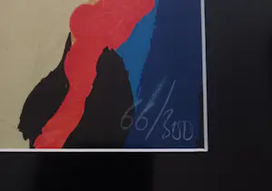 Karel Appel - 'Leef met mij' (nieuw gelijst) kopen? Bied vanaf 1290!