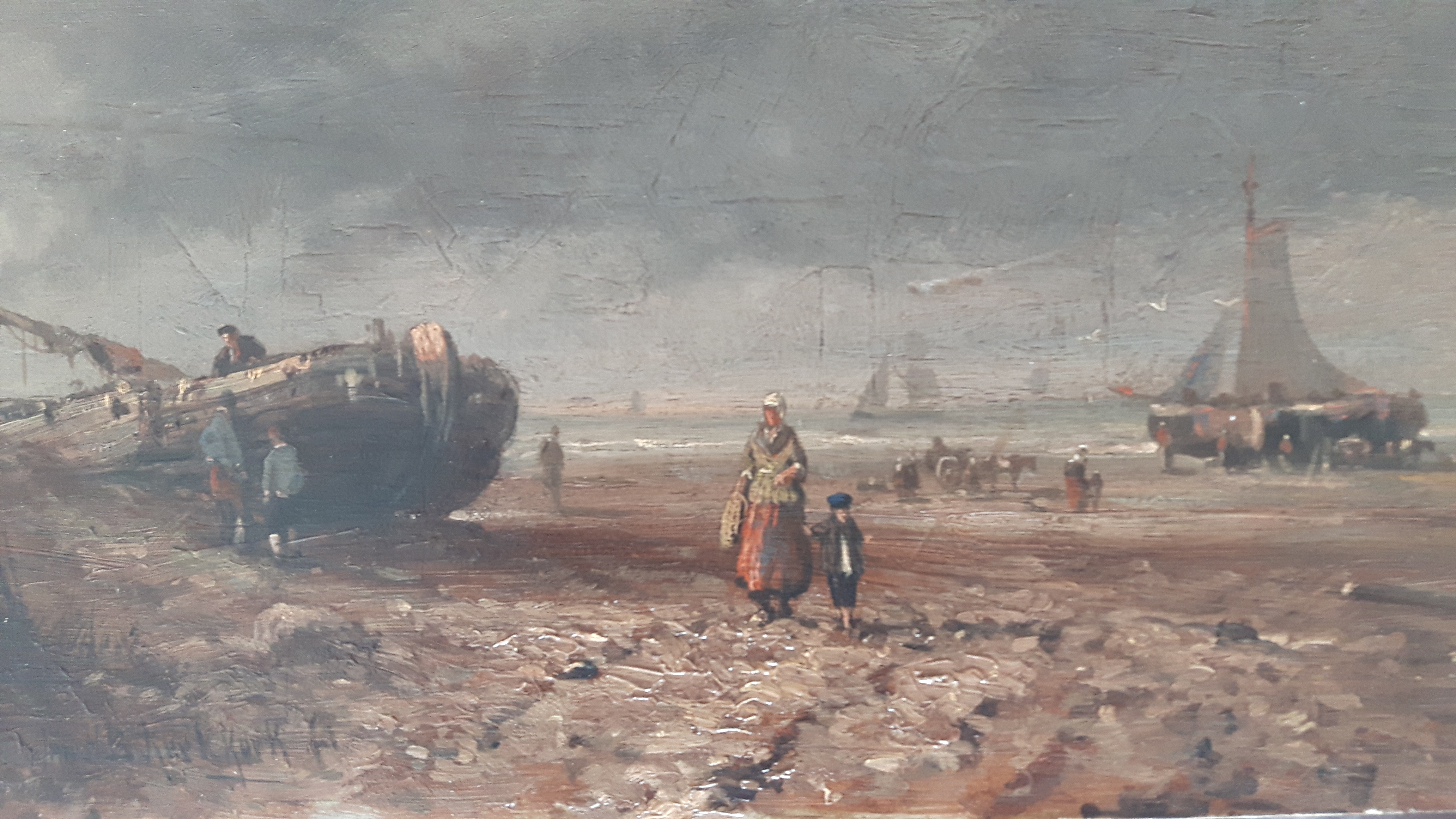 Johannes H. B. Koekkoek - Strandgezicht kopen? Bied vanaf 850!