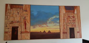 Ton Leenarts - Egypte, drieluik kopen? Bied vanaf 2500!