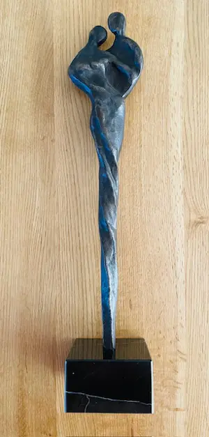 Elly du Clou-Bruggeman - Samenspel - Beeld Brons kopen? Bied vanaf 195!