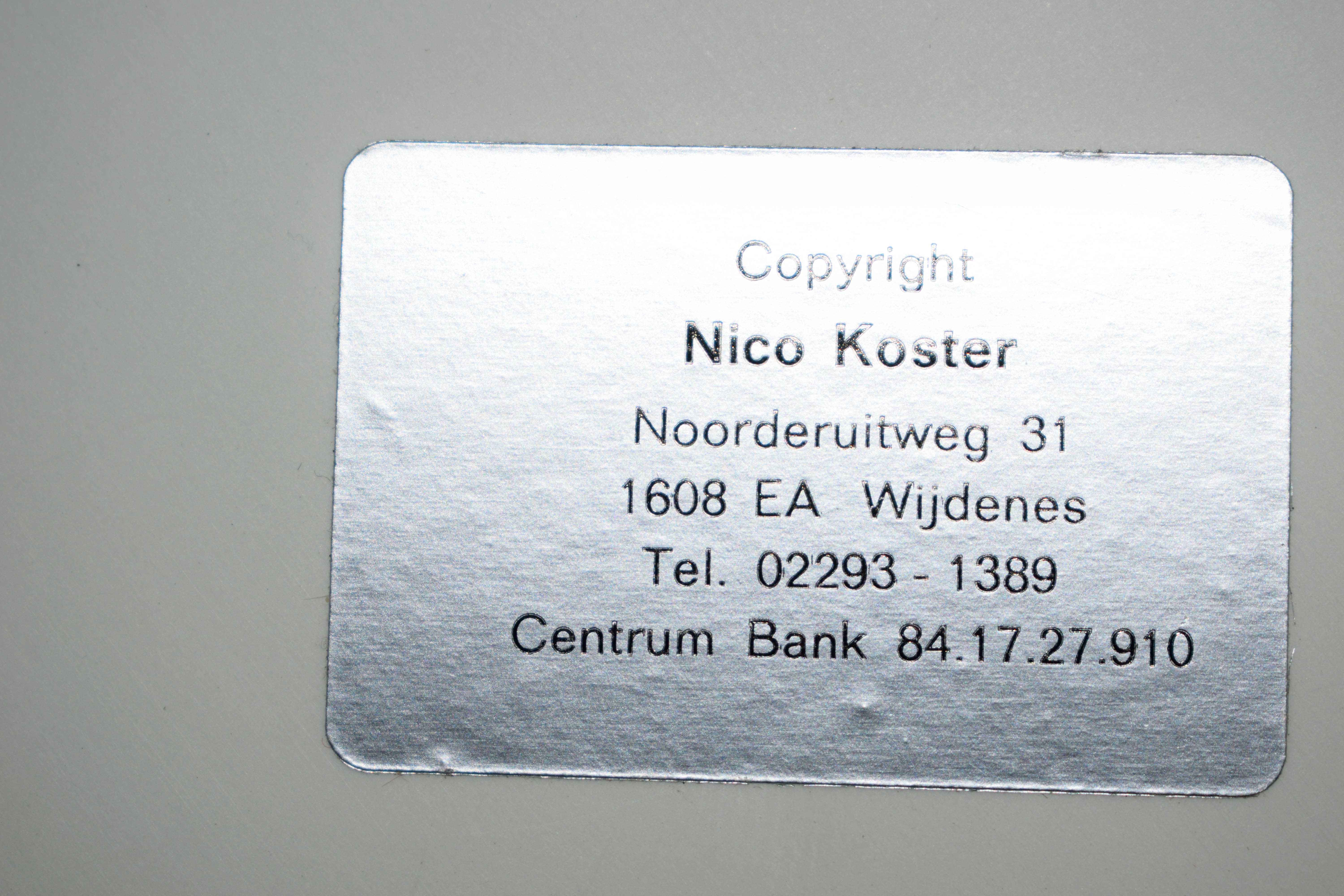 Nico Koster - Strand kopen? Bied vanaf 60!