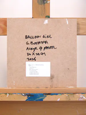 Gerard Boersma - Marilyn (Man genietend van schilderij Andy Warhol) kopen? Bied vanaf 125!