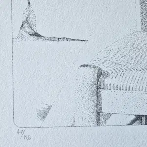Teun Nijkamp - Grote kleuren zeefdruk "tekenen in de tuin" - gelimiteerde oplage (125) kaufen? Bieten Sie von 31!