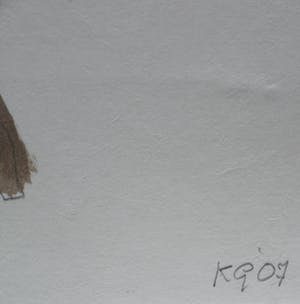 Klaas Gubbels - litho: De kar - 2007 (prachtige houten lijst) kopen? Bied vanaf 225!