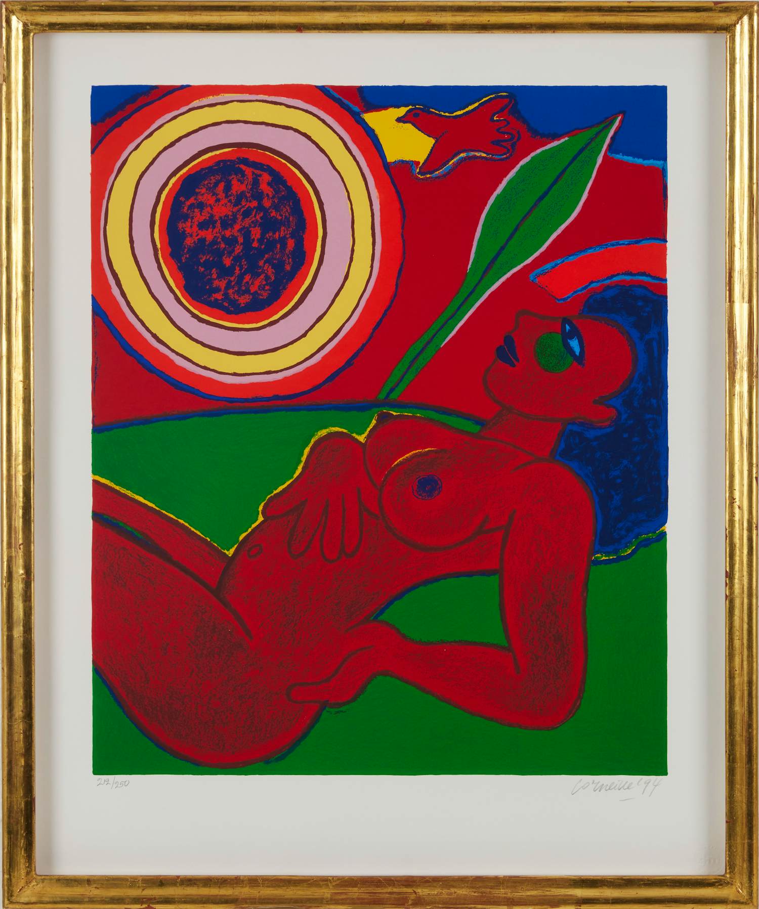 Corneille - 1994 - "Le Nu Rouge En Été" verkocht voor € 499!