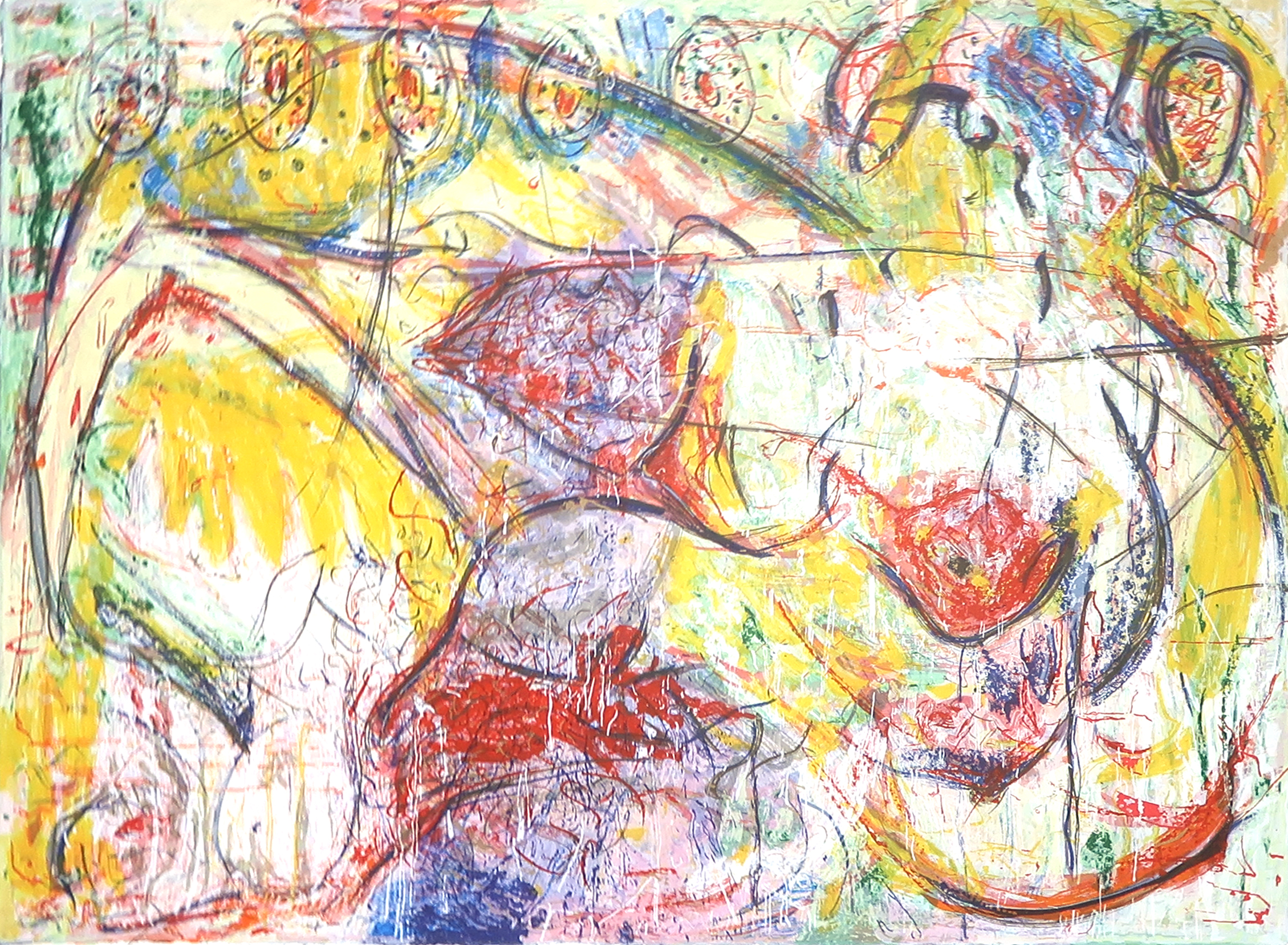 Fons Schobbers - Serie van drie zeefdrukken, Mariënlied (Zeer groot) kopen? Bied vanaf 50!