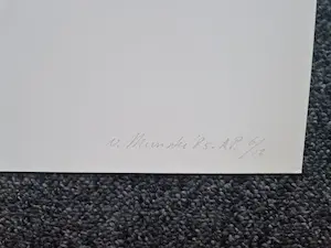 Jan van Munster - Grote minimalistische zeefdruk - ArtistProof - oplage 12 exemplaren kopen? Bied vanaf 80!