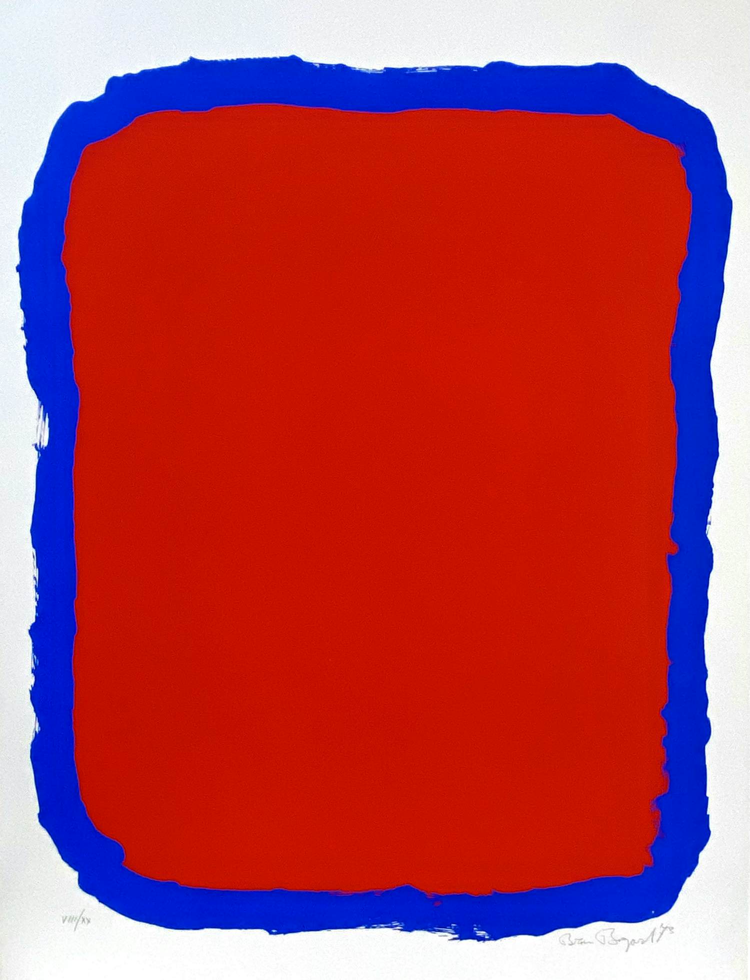 Buy Bram Bogart - Rood in Blauw - Litho? Bid from 690!