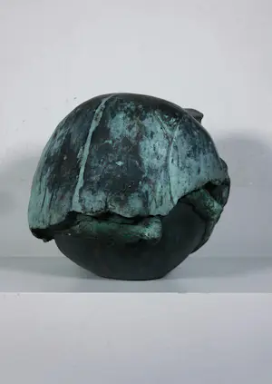 Kiny Copinga - Groot en zwaar bronzen beeld, Mestkever kopen? Bied vanaf 1000!