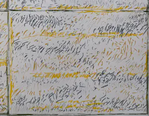 Jan Wolkers - handgesigneerde kleurenzeefdruk | 'Landschap' | 1992 kopen? Bied vanaf 250!