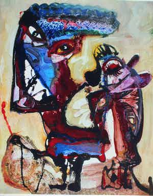 Jan te Wierik - Zonder Titel verkocht voor € 35!