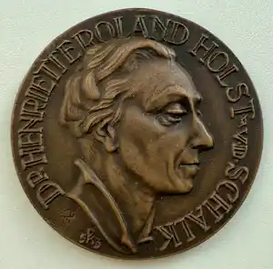 Maarten Pauw - bronzen penning | 'Henriette Roland Holst- van der Schalk' | 1953 (PENNINGKUNST) kopen? Bied vanaf 100!