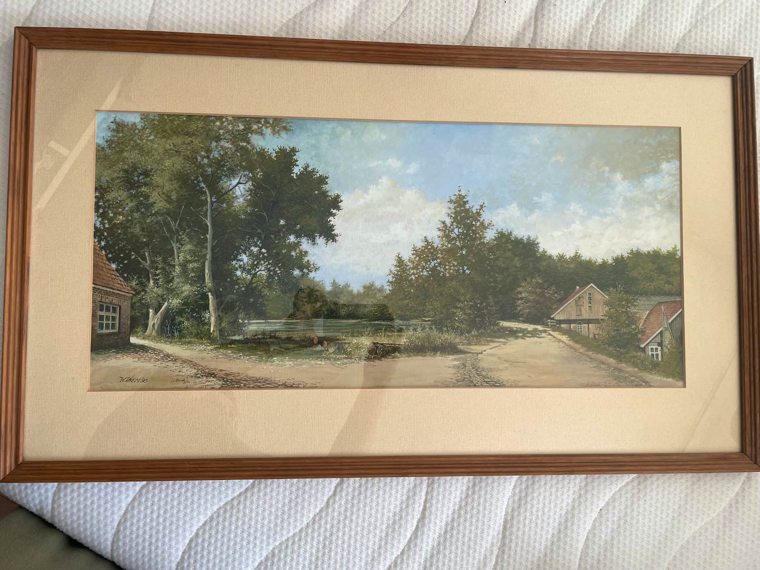 Wim Riem - Panorama Norbeck Molen Hezingen verkocht voor € 60!