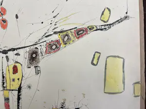 Wim de Haan - Abstracte compositie kopen? Bied vanaf 220!