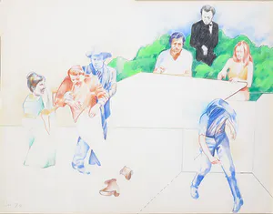 Eric Dordregter - Potloodtekening, Zonder titel kopen? Bied vanaf 1!